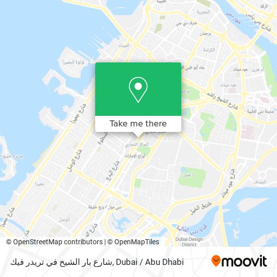 شارع بار الشيخ في تريدر فيك map