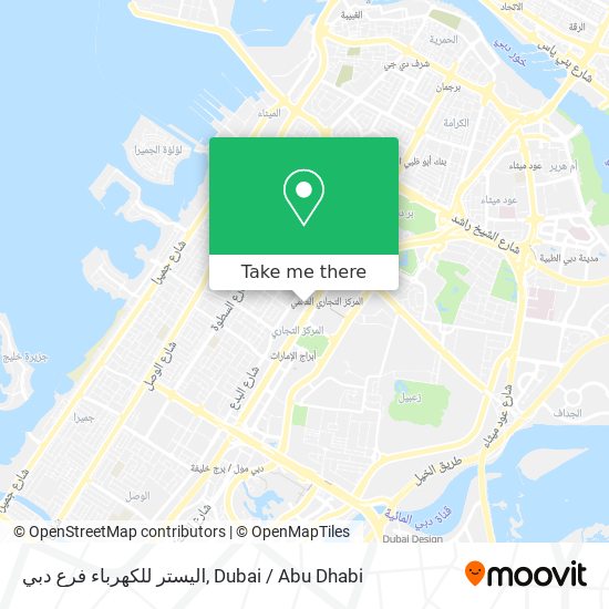اليستر للكهرباء فرع دبي map