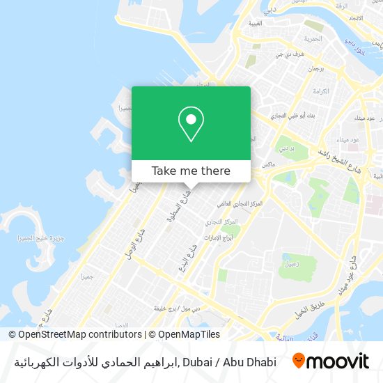 ابراهيم الحمادي للأدوات الكهربائية map