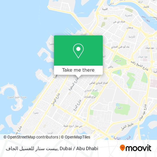 بيست ستار للغسيل الجاف map