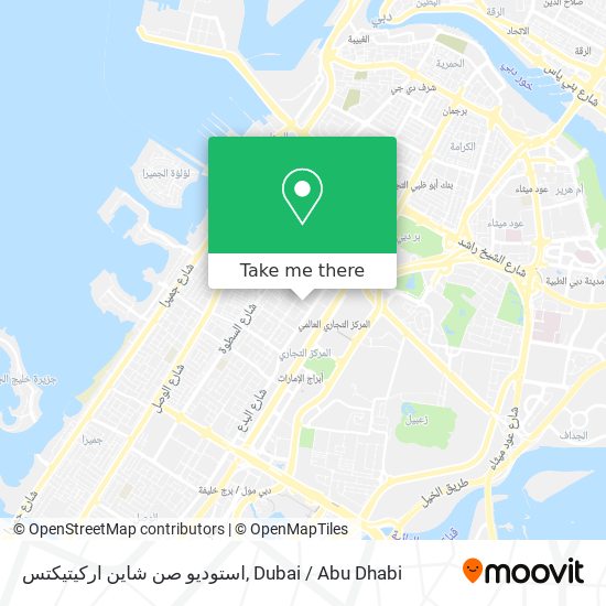 استوديو صن شاين اركيتيكتس map