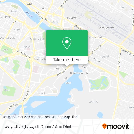 القيقب ليف السياحة map