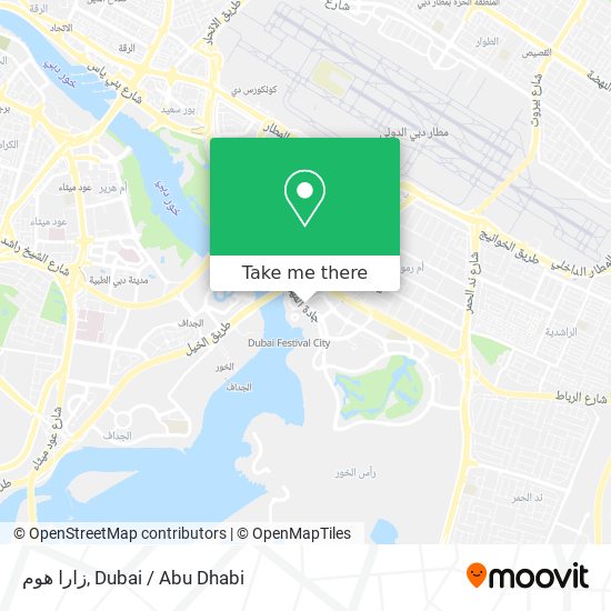 زارا هوم map