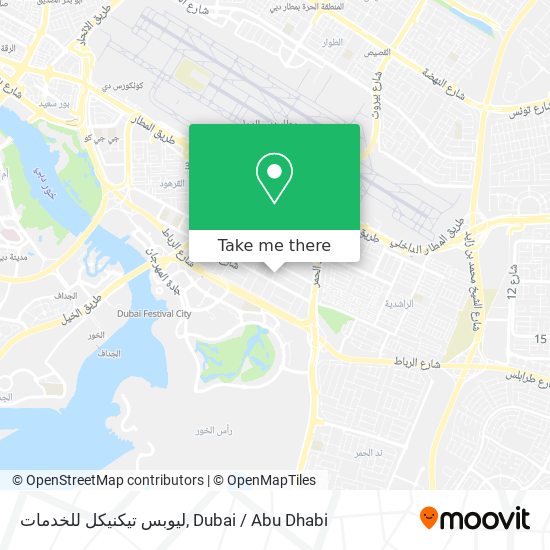 ليوبس تيكنيكل للخدمات map