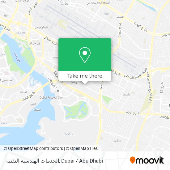 الخدمات الهندسية التقنية map