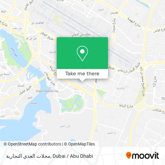 محلات العدي التجارية map