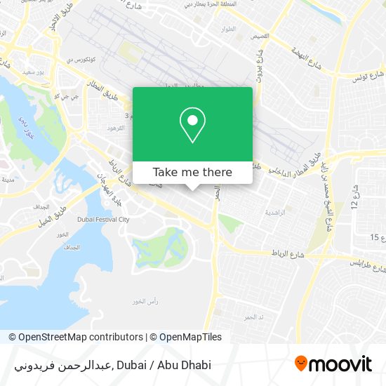 عبدالرحمن فريدوني map