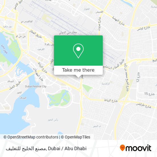 مصنع الخليج للتغليف map