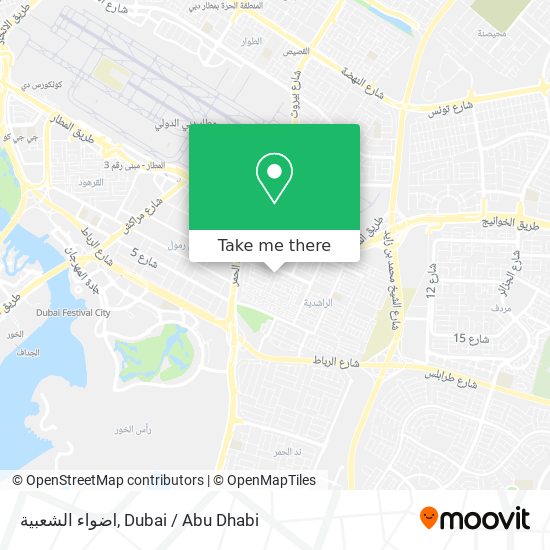 اضواء الشعبية map