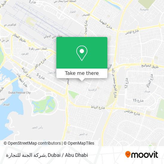 شركة الجنة للتجارة map