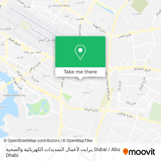 برايت لأعمال التمديدات الكهربائية والصحية map