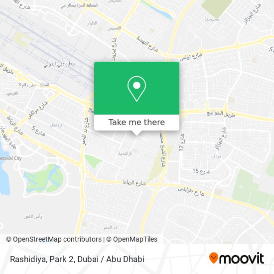 Rashidiya, Park 2 map