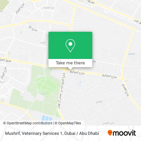 Mushrif, Veterinary Services 1 map