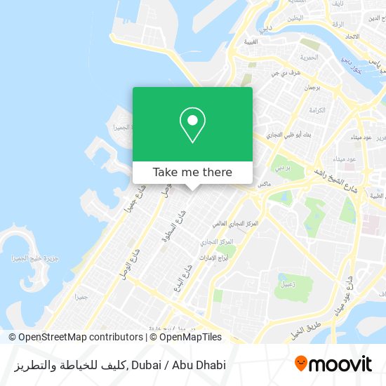 كليف للخياطة والتطريز map