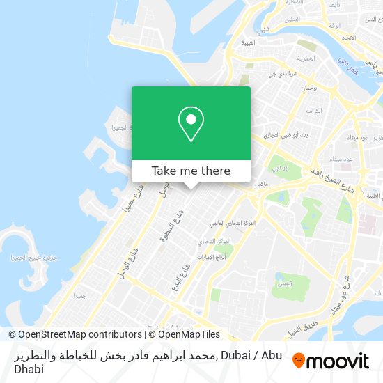 محمد ابراهيم قادر بخش للخياطة والتطريز map