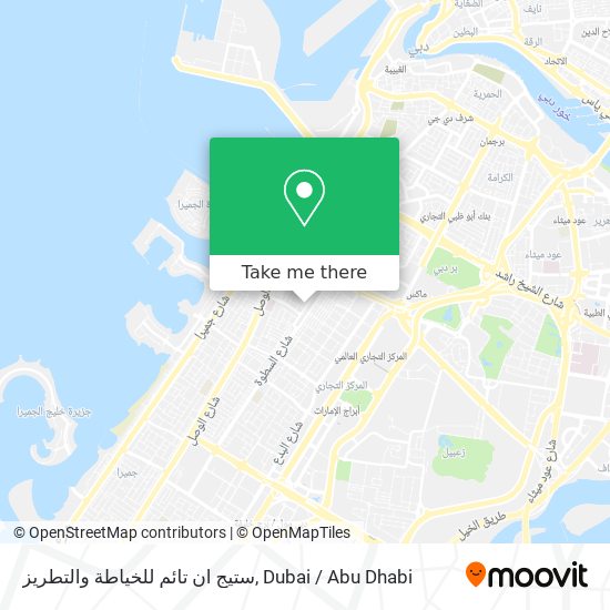 ستيج ان تائم للخياطة والتطريز map