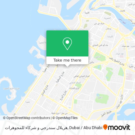 هريلال سندرجي و شركاء للمجوهرات map