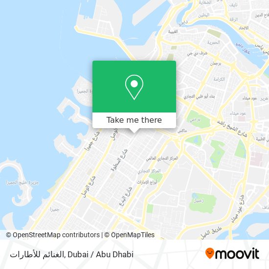 الغنائم للأطارات map