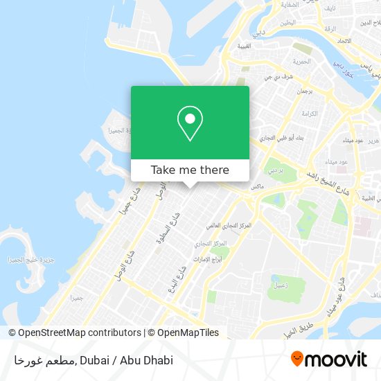 مطعم غورخا map