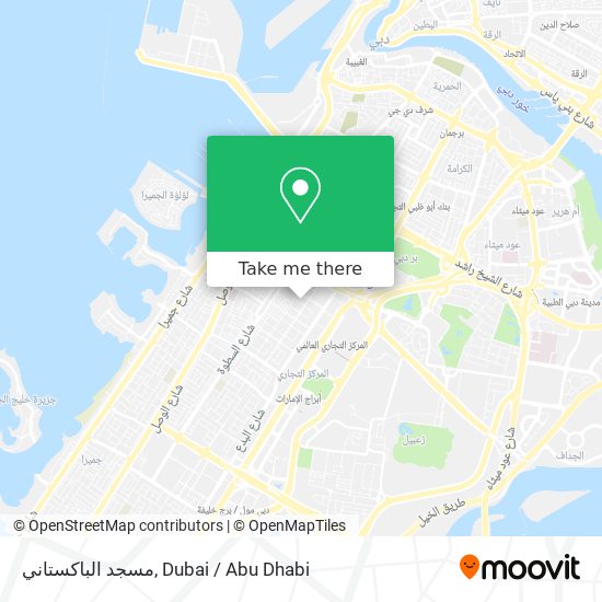 مسجد الباكستاني map