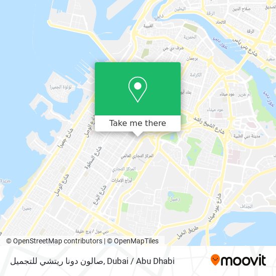 صالون دونا ريتشي للتجميل map