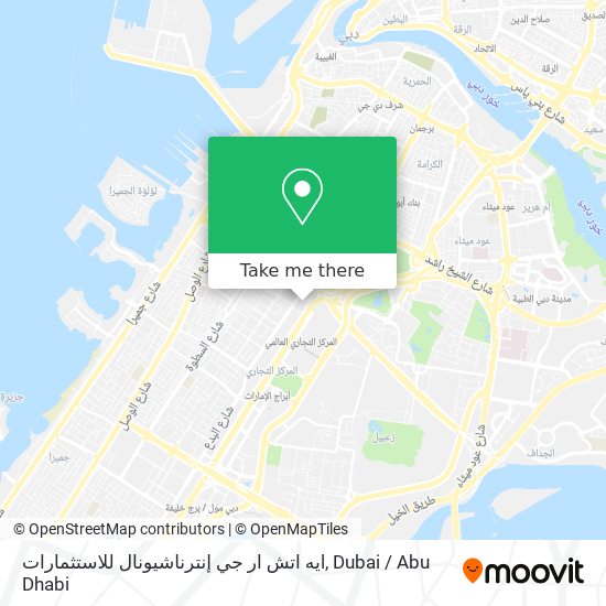 ايه اتش ار جي إنترناشيونال للاستثمارات map