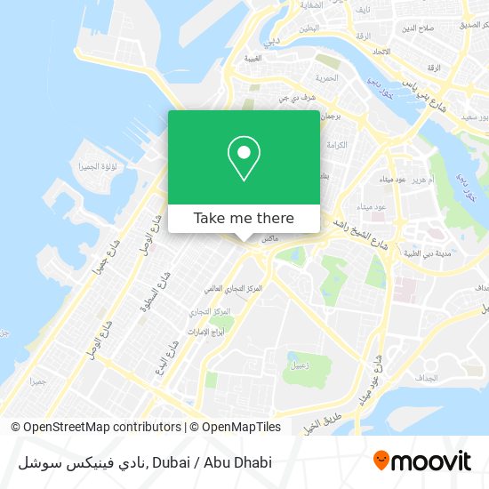 نادي فينيكس سوشل map