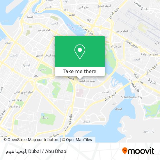 لوفينا هوم map