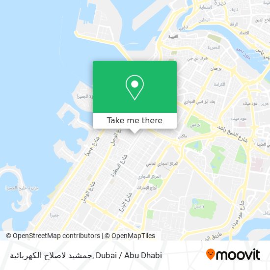 جمشيد لاصلاح الكهربائية map