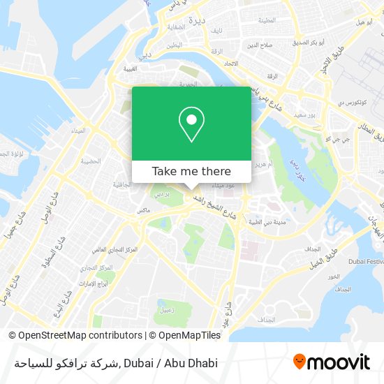 شركة ترافكو للسياحة map