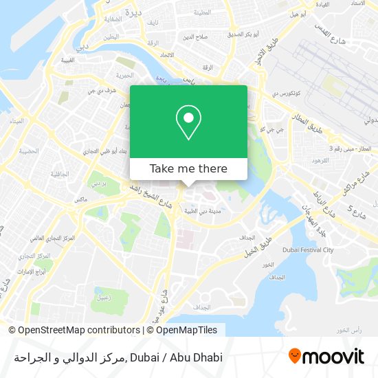 مركز الدوالي و الجراحة map