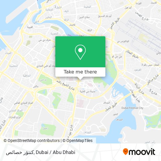 كنتؤر خصائص map