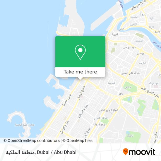 منطقة الملكية map