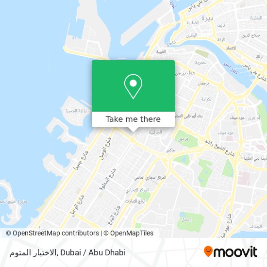 الاختيار المتوم map