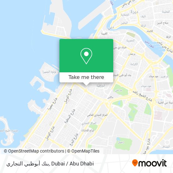 بنك أبوظبي التجاري map