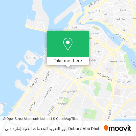 نور التغريد للخدمات الفنية إمارة دبي map