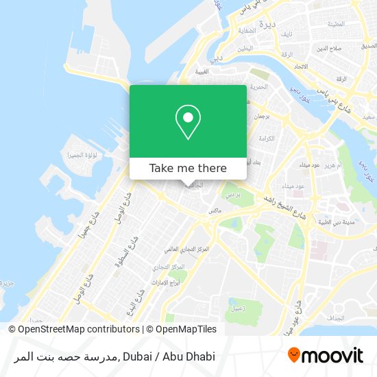 مدرسة حصه بنت المر map