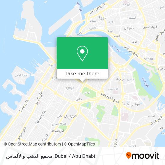 مجمع الذهب والألماس map