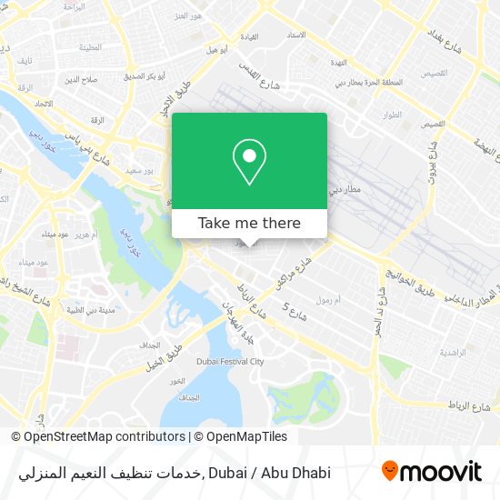 خدمات تنظيف النعيم المنزلي map