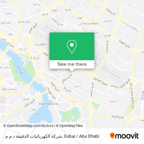 شركة الكهربائيات الدقيقة ذ م م map