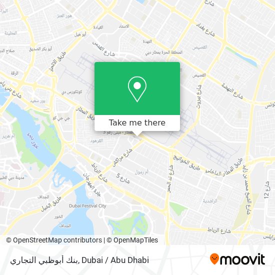 بنك أبوظبي التجاري map