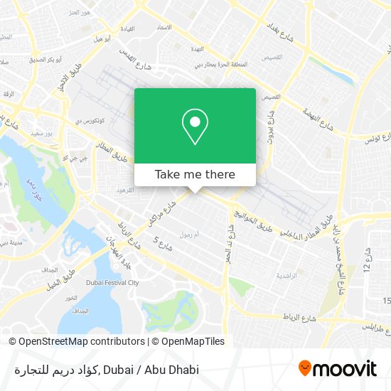 كؤاد دريم للتجارة map