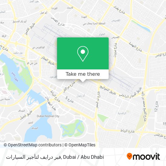 فير درايف لتأجير السيارات map