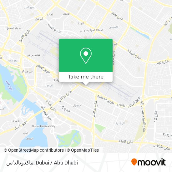 ماكدونالد'س map