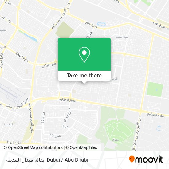 بقالة ميدار المدينة map