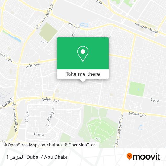 المزهر 1 map