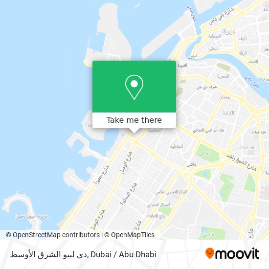 دي لييو الشرق الأوسط map