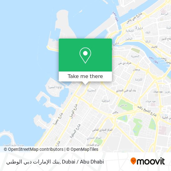 بنك الإمارات دبي الوطني map