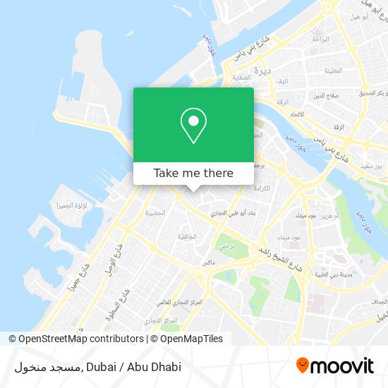 مسجد منخول map