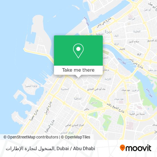 المنخول لتجارة الإطارات map